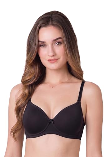 Image of Van Heusen Women's Cotton T-Shirt Bra|16 Hour Comfort|Everyday Bra|Breathable Perforated Cups|Anti Bacterial Tech|Sweat Absorbent|Padded|Wireless|Coverage|No Slip Soft Straps|Detachable Straps