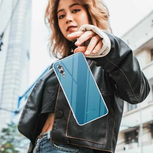 Image of Jkobi Back Cover for Samsung Galaxy A02 (Silicone Clear Shockproof Case with Camera Protection | Soft and Flexible | Transparent)