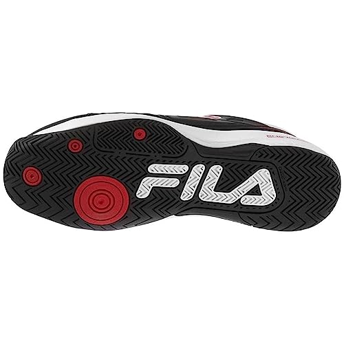 Fila Men's Edgewater 12 Pb Running Shoe, Blk/Wht/Fred, 94
