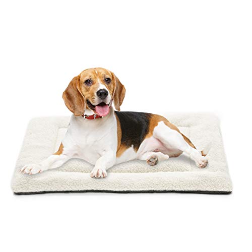INVENHO Dog Bed Mat Comfortable Soft Crate Pad Anti-Slip Washable Dog Crate Pad