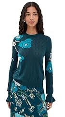 Blooming Floral Peacock Blue