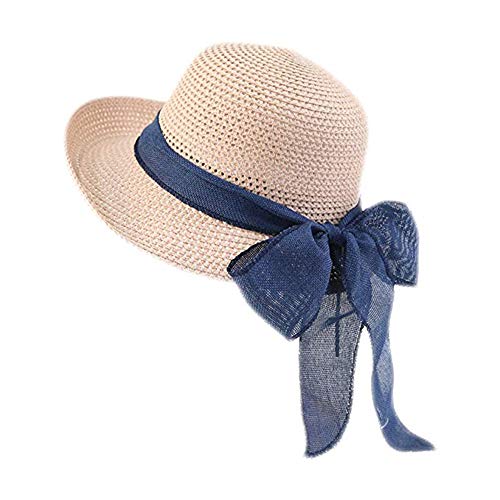 Comment bien choisir son Chapeau de paille ? 21 Kqpoinw Chapeau de Soleil, Chapeau Pliable pour Dame pour Femmes (Rose)