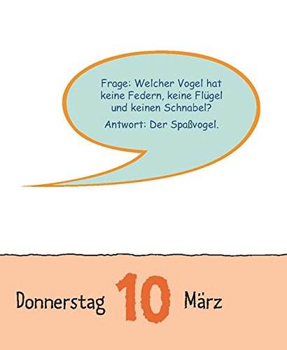 Schülerwitze 2016: Tages-Abreisskalender