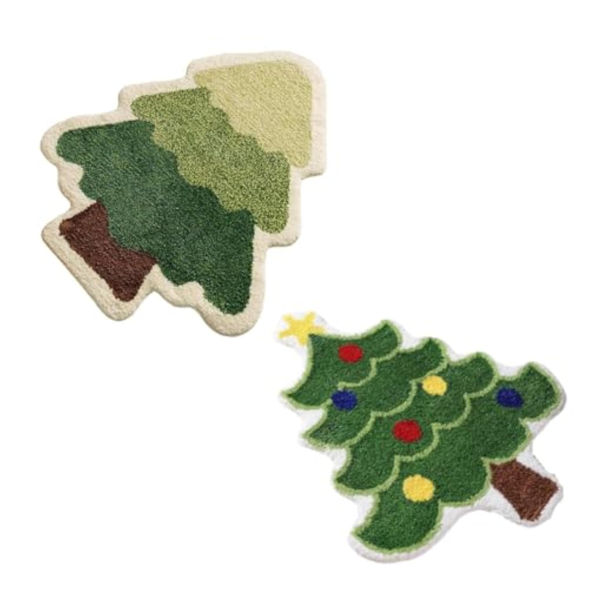 Christmas Tree Rug, Non Slip Comfortable Soft