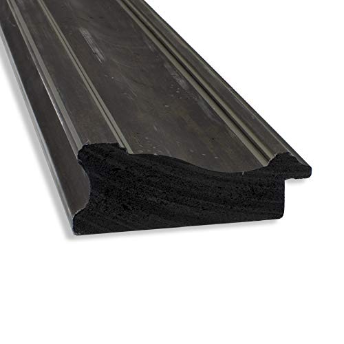 Amanti Art Non-Beveled Full Length Mirror (65.5 X 29.5 In.), Shipwreck Greywash Frame - Floor Mirror, Wall Mirror - Brown #TOP1