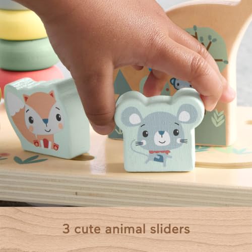 Fisher-Price Wood Bead Maze Activity Toy | Woodland Animal-Themed, Fine Motor Skill Development for Infants & Toddlers Ages 1+ Years (Amazon Exclusive) - image 6