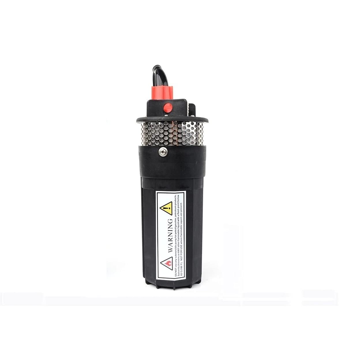 Bombas de agua eléctricas Bomba de agua de energía solar sumergible pequeña, Bomba sumergible eléctrica de sentina de lavado de autos de pozo profundo para jardín al aire libre (Voltaje: Negro 24V)
