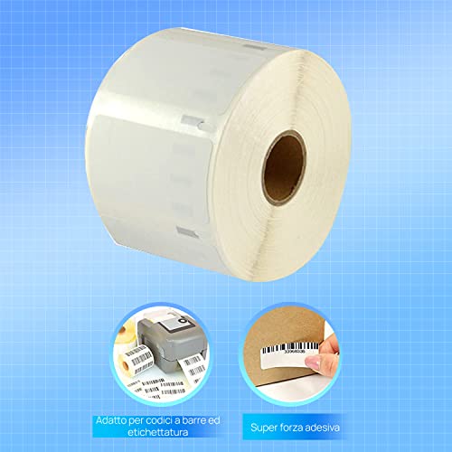 Bubprint 10 Rotoli Etichette compatibile per Dymo