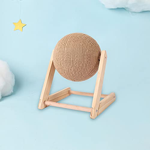 Brinquedos Para Arranhadores De Gatos, Bola De Rolagem Para Arranhões De Gatos De Sisal Para Brincar