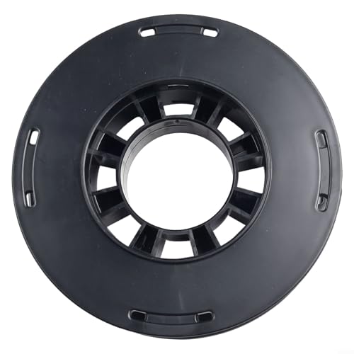 Enrouleur de câble vide pour lumières de Noël, fils, cordes, câbles Ethernet, organisateur de filaments, couleur noire, 150 mm de diamètre