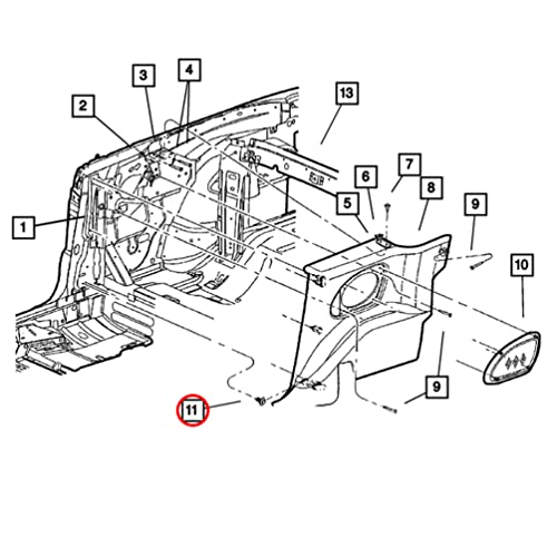 Clips de panel para puerta de Dodge Ram 1500 2500 3500, solucione ruidos con 50 piezas 6503709 4
