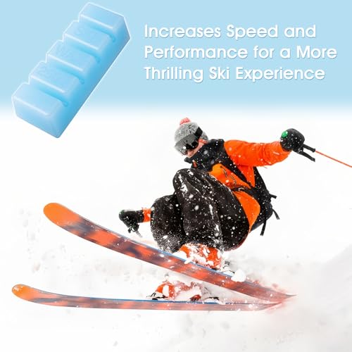 pdpdoc Snowboard Wax, Ski Wax, Universal Blend Ski and Snowboard Wax for All Skis and Snowboards Protection & Maintenance, Blue (0.55 LB / 250 gram)