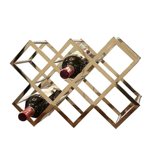 Soporte para vino metalico 8 botellas miniatura 1