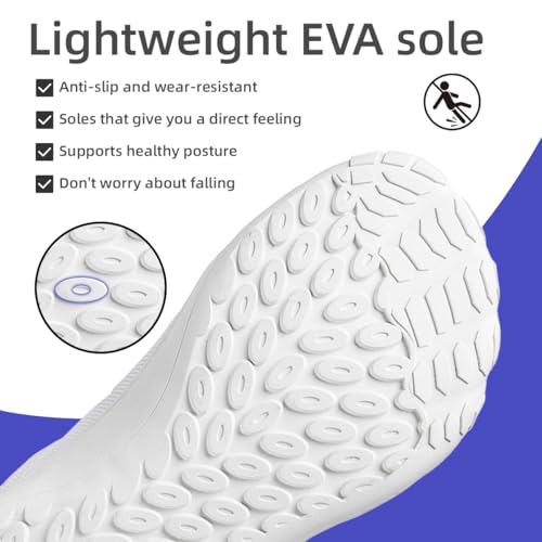 Image of DLWKIPV Mens Barefoot Shoes Wide Toe Box Zero Drop Non Slip Sports Running Walking Athletic Footwear Workout Trail Grounding Lightweight Outdoor Casual Fashion Sneakers