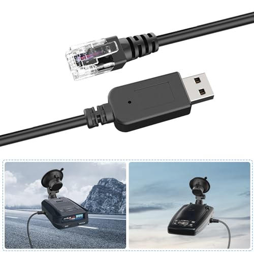 Sdsaczmu Radar Detector Cable, Usb To Rj11 Plug Cable,Replacement Power Line Of Radar Detector,For Uniden Escort Beltronics Radar Detector thumb #5