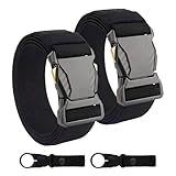 Fermeture rapide : appuyez simultanément sur les deux languettes dorées pour obtenir un déverrouillage fluide et instantané. Si une seule languette est actionnée, la connexion reste en place et se verrouille à nouveau complètement d'elle-même.