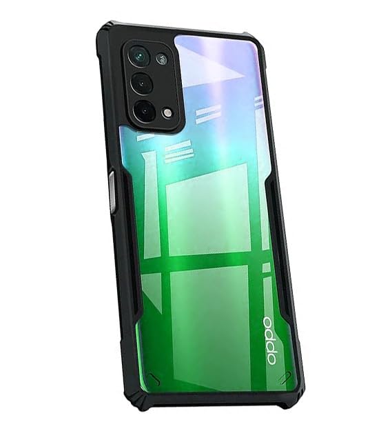 COBERTA Back Cover for Oppo A74 5G Back Cover Case - Black Transparent (B0CGJ8ZHX5) Amazon Price History, Amazon Price Tracker