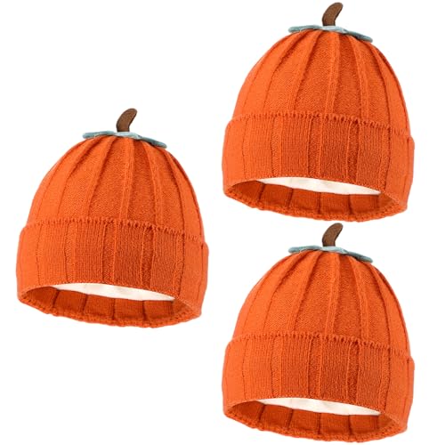 Gorro Tarpop de Lana Calabaza para Mujer 3 Piezas miniatura 1