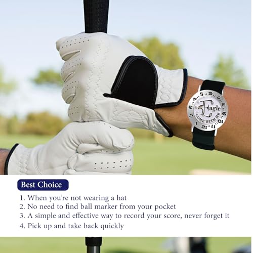 Compteur de score de golf et marqueur de balle aigle avec bracelet