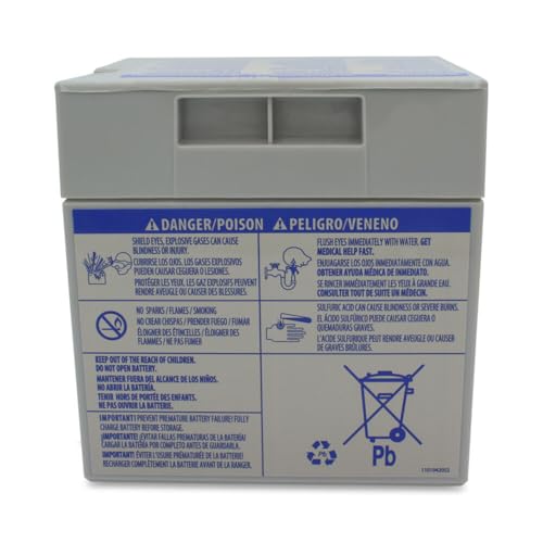 00801-1869 Battery 12 Volt Gray Genuine Power Wheels Fisher Price Grey 12V - NEW