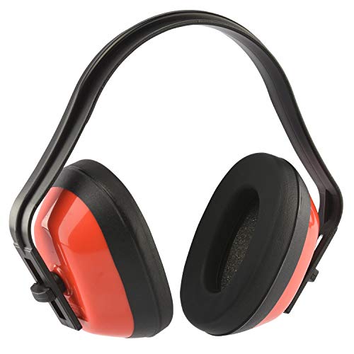 Neiko 53925A Adjustable Safety Earmuffs for Noise Reduction, ANSI S3.19-1974 Approved Ear Protection, NRR 26 dB, Pack of 2