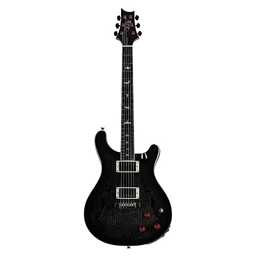 PRS SE Hollowbody Standard Piezo Electric Guitar, Dog Hair Smokeburst