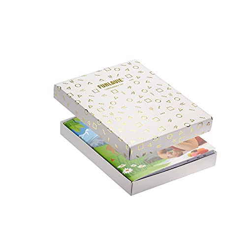 FUNLAVIE Kit dessin de coloriage loisir créatif Crayons Cire Couleurs de set d’artiste idée coffret cadeau peinture pour filles garçons Cover