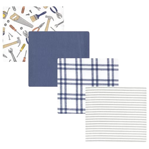 Image of Luvable Friends Little Treasure Flannel Receiving Blankets 4pk