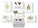 48 Happy Birthday Card Bulk Assortment Set – 6 Fun Designs with Blank Inside – 4 x 6 Inch Cards Include Envelopes and Card Storage Box