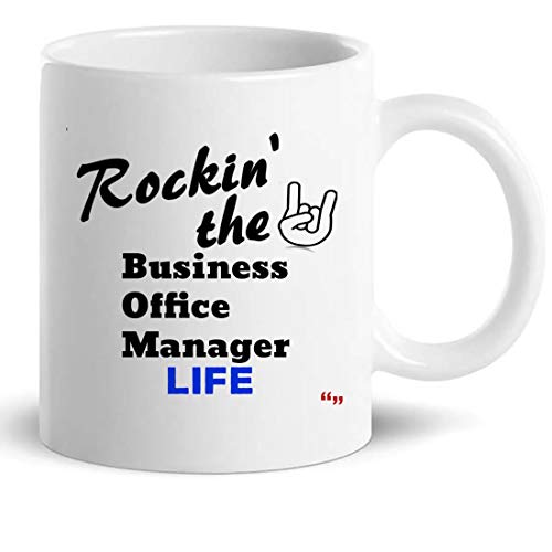 Proud Business Office Manager Cup 11Oz Coffee Mug - Funny T-Shirt Joke Gift for Friend Men Women