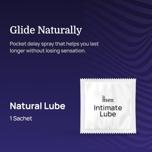 Image of ForMen One Time Pack - Ultra-Thin Condom, Topical Gel & Lube Sachets | Pocket-Sized compact kit (Set of 3)