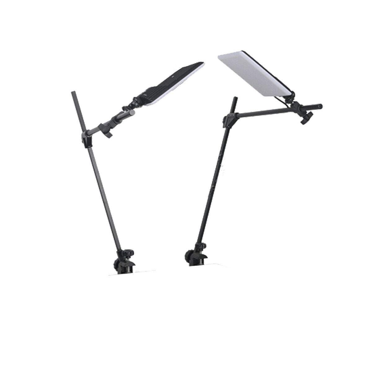 2 diody LED do stojaka do kopiowania, para świateł panelowych LED, regulowana lampa LED z ramieniem montażowym, zdejmowana, idealna do kopiowania, dokumentów, biurka, stołu roboczego lub
