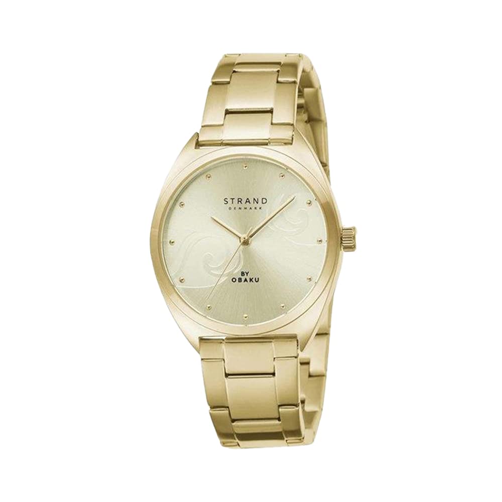 Strand By Obaku Analog Gold Dial Womens Watch-S719LXGGSG (B097HJXTCB) Amazon Price History, Amazon Price Tracker