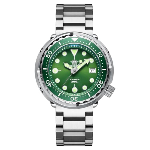 Imagen de ADDIESDIVE Relojes automáticos Hombre 300m Reloj de Buzo NH35A Relojes mecánicos Hombre Reloj analógico Cristal de Zafiro Correa en Acero Inoxidable H5