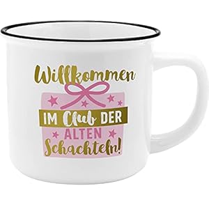 GRUSS & CO 47521 Becher Willkommen im Club der alten Schachteln