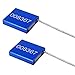 Pull Tight Numbered Steel Metal Security Cable Seals Alumium Body Anti-Tamper Shipping Self-Locking Tags for Container, Cargo, Trailer, Vans, Oil Tank Truck ISO 17712 Standard (Pack of 50, Blue)