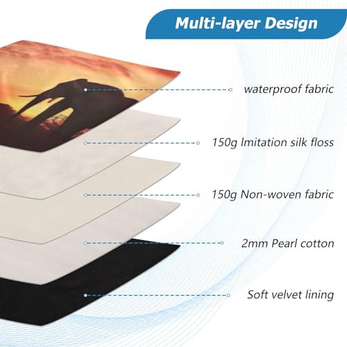 Funda para laptop 13-14 pulg impermeable con diseño elefantes miniatura 4