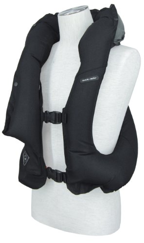 Hit-Air Inflatable Air Vest"Lv" Model In Black Size Is Adjustable. One Size Fits Adults M-L #TOP4
