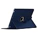 JYtrend Case for Old iPad 2(2011)/iPad 3(2012)/ iPad 4(2012), Rotating Stand Smart Case Cover Magnetic Auto Wake Up/Sleep for A1395 A1396 A1397 A1403 A1416 A1430 A1458 A1459 A1460 (Navy Blue)