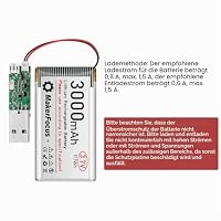 YELUFT 3,7 V 3000 mAh LiPo Akku für ESP32, Meshtastic Node 1 Stück – Ansicht 6