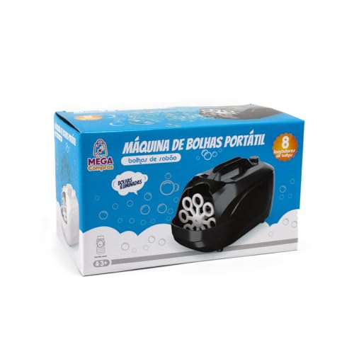MÁQUINA DE BOLHAS SOPRADOR AUTOMÁTICO DE BOLHAS PORTÁTIL MEGA COMPRAS
