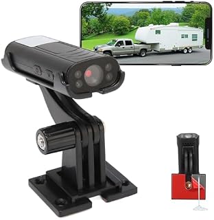 Reverse Hitch Guide Camera, 1080P HD WiFi Rear View Camera, RV Backup Camera with Magnetic Adhesive Base, Night Vision Motion Detection for Car Truck Home