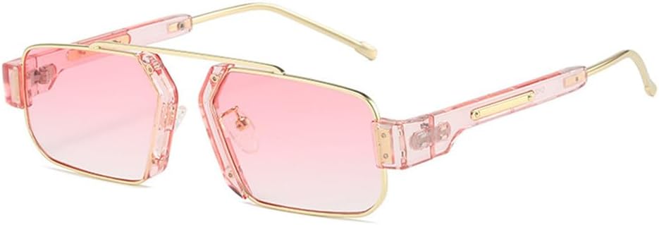 Rectangle Sunglasses Women Men Gradients Lens PC Alloy Frame Eyewear UV400