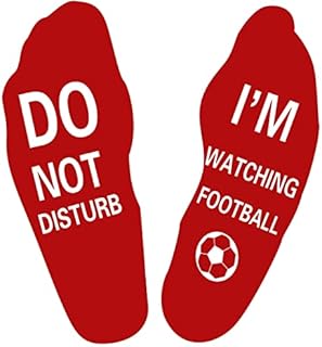 Do Not Disturb I'm Watching Football Socks Funny Novelty Socks Football Gifts for Men Teen Boys Sons Husbands Dad Football Lovers