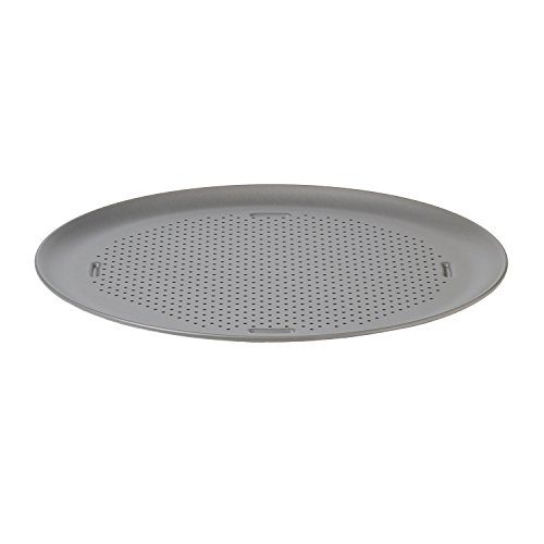 Calphalon Nonstick Pizza Pan, 16", Heavy-Gauge Steel, Perforated for Crispy Crust, Silver by Calphalon - Used condition - US$26.06