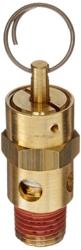 Control Devices ST Series Brass ASME Safety Valve, 150 psi Set Pressure, 1/4"