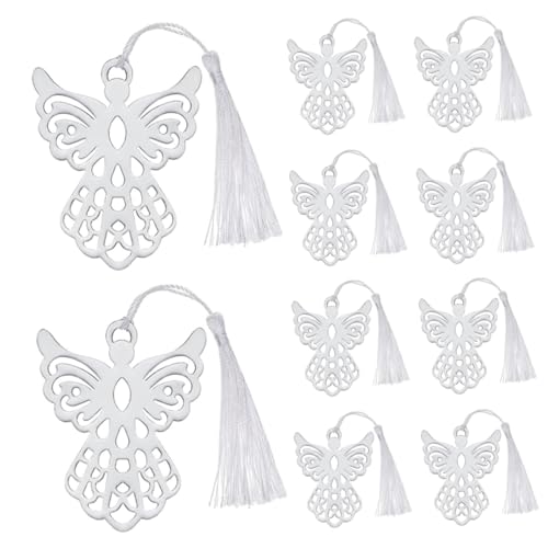 Marcapáginas de ángel de metal para amantes de libros