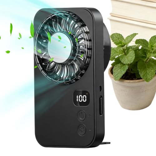 Ventilador de mano pequeño ventilador refrescante portátil ajustable para casa 2