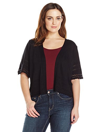 Robbie Bee Women's Plus Size Short Sleeve Shrug