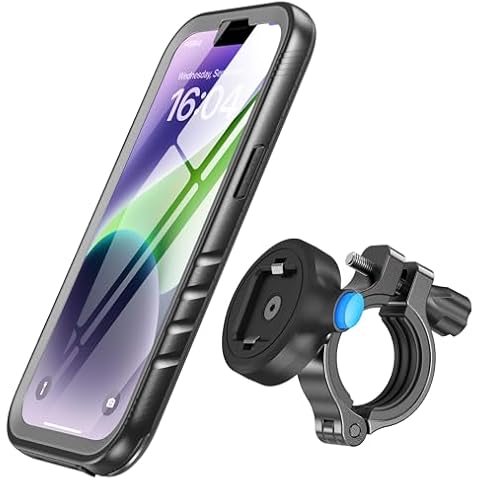 SPORTLINK Waterproof Bike Phone Holder for iPhone 14 Plus Cover